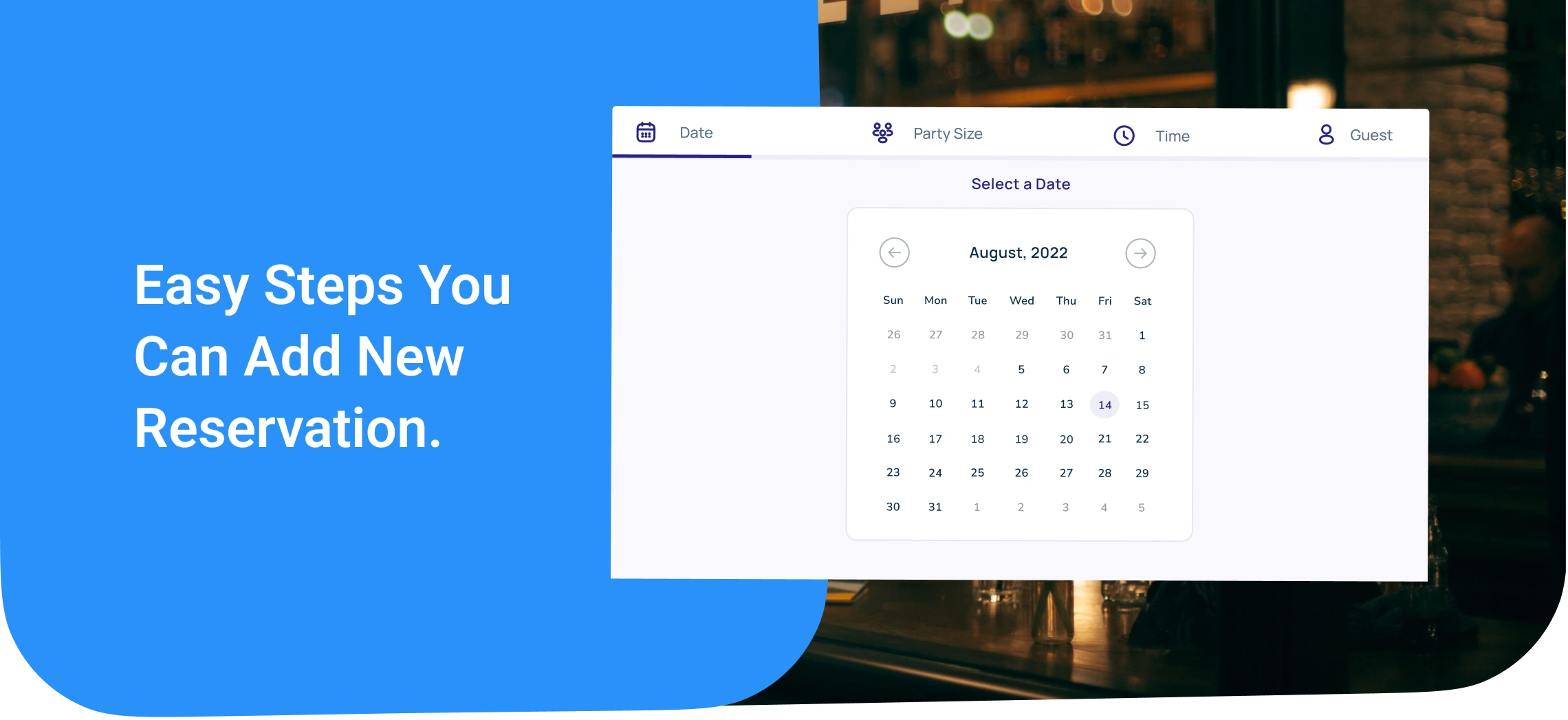 Easy Steps You Can Add New Reservation